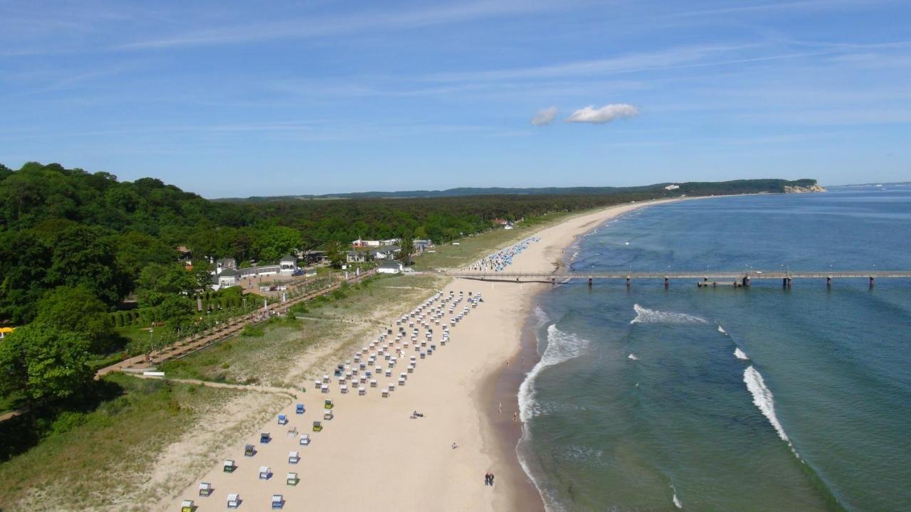 Terrasse, Gratis Nutzung Vom Ahoi Erlebnisbad Und Sauna In Sellin - Meeresblick Fewo 77 Гьорен Екстериор снимка